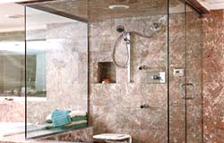 glass shower enclosure