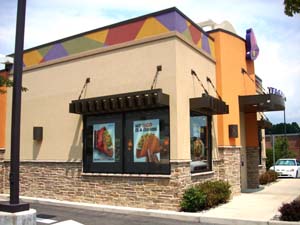 Taco Bell exterior building